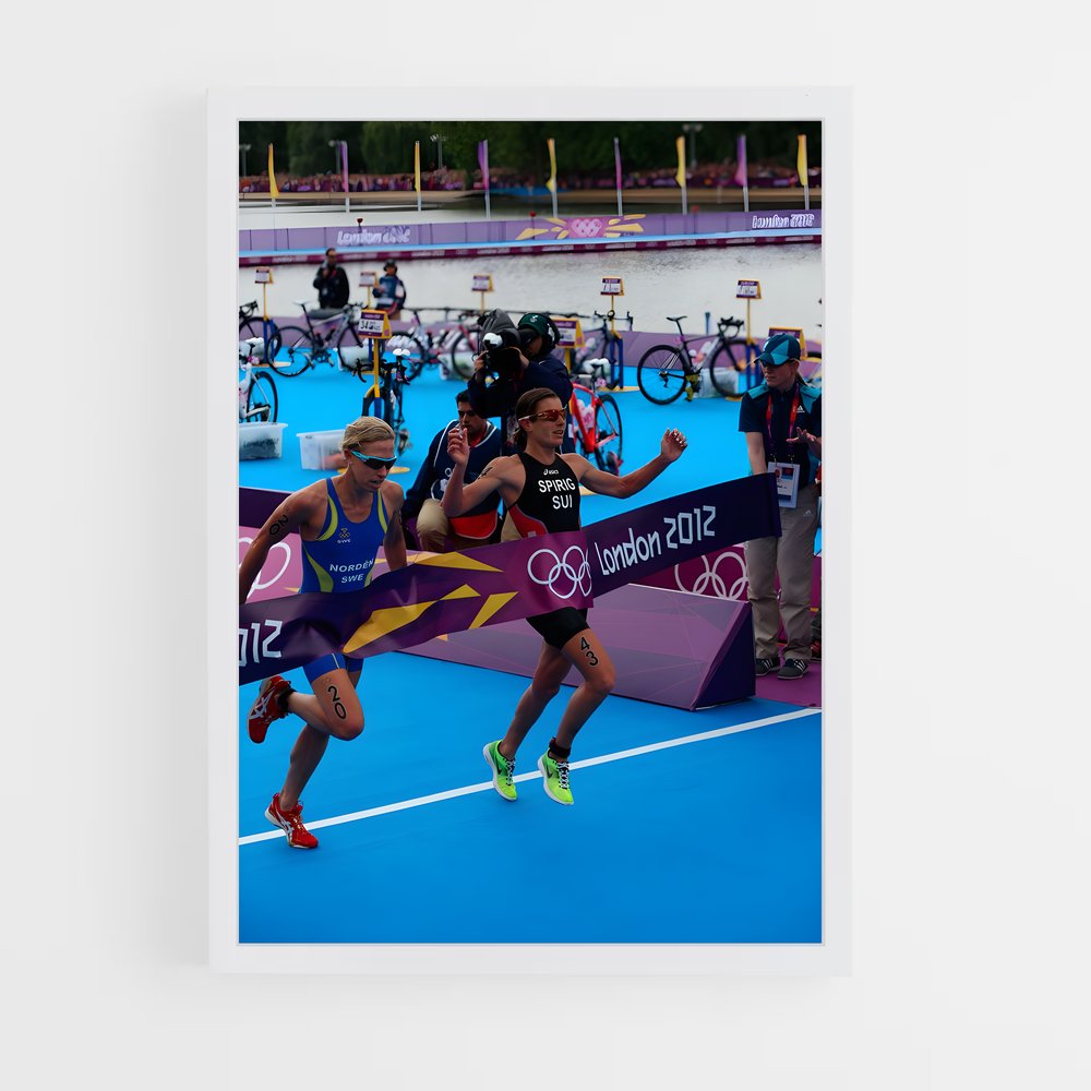 Poster L’Odyssée Olympique – affiche Athlétisme (vue 3)
